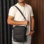 کیف دوشی مردانه بزرگ برزنتی بیورا مدل dbb156
