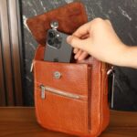 کیف دوشی مردانه چرم طبیعی فلوتر بیورا مدل dbb161