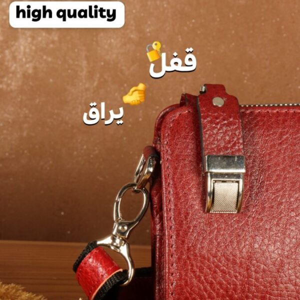کیف دوشی زنانه چرم طبیعی فلوتر بیورا مدل za1