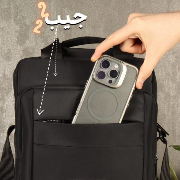 کیف دوشی مردانه بزرگ برزنتی بیورا مدل dbb7