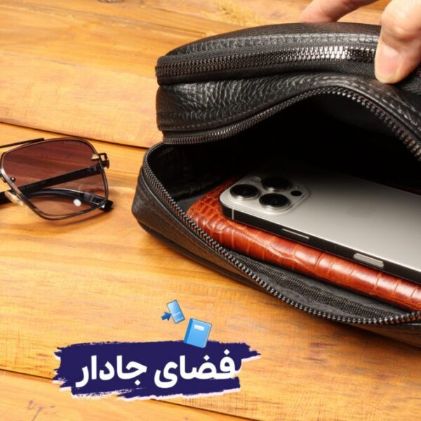 کیف داپ کیت مردانه چرم صنعتی بیورا مدل فلوتر کد shz05