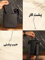 کیف دوشی مردانه کوچک برزنتی بیورا مدل dbb166 - تصویر 7