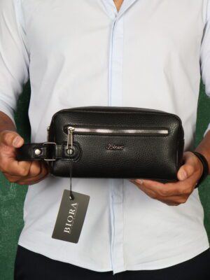 کیف داپ کیت مردانه چرم صنعتی 4 زیپ بیورا مدل فلوتر کد shz02