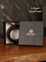 کمربند چرم صنعتی مردانه دورو بیورا مدل k02 - تصویر 5