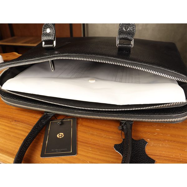 کیف اداری زنانه چرم طبیعی کروکدیلی بیورا مدل KDZ02