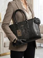 کیف اداری زنانه بیورا مدل لیزارد کد KDZ03