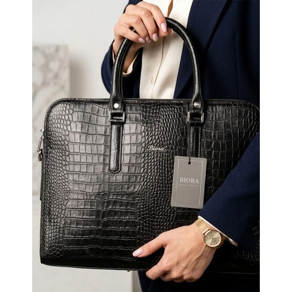 کیف اداری زنانه بیورا مدل کروکدیلی کد KDZ02 - تصویر 2