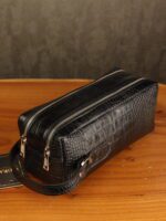 کیف داپ کیت مردانه چرم طبیعی کروکدیلی بیورا مدل shz025 - تصویر 3