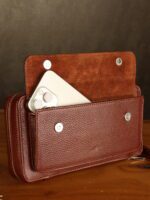 کیف دستی و پاسپورتی چرم طبیعی فلوتر بیورا مدل pa012