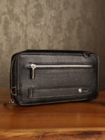 کیف دستی و پاسپورتی چرم طبیعی فلوتر بیورا مدل pa012