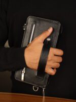 کیف دستی و پاسپورتی چرم طبیعی فلوتر بیورا مدل pa012