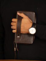 کیف دستی و پاسپورتی چرم طبیعی فلوتر بیورا مدل pa010