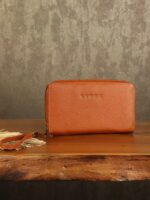 کیف دستی و پاسپورتی چرم طبیعی فلوتر بیورا مدل pa010