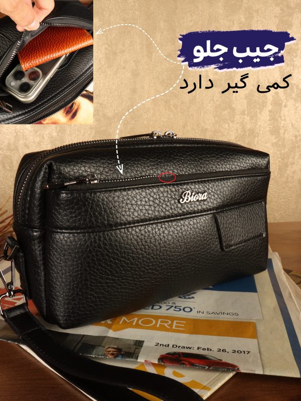 کیف دستی مردانه بیورا مدل acc050 (دارای ایراد جزئی) - تصویر 3