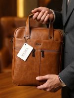 کیف اداری مردانه چرم صنعتی بیورا مدل e01