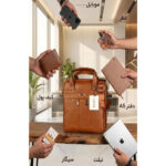 کیف اداری مردانه چرم صنعتی بیورا مدل e01