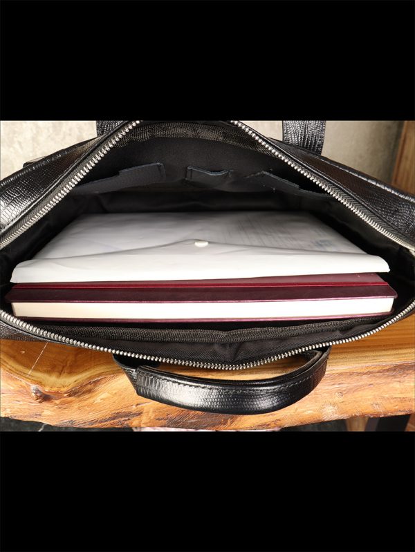 کیف اداری مردانه چرم طبیعی لیزارد بیورا مدل eez41