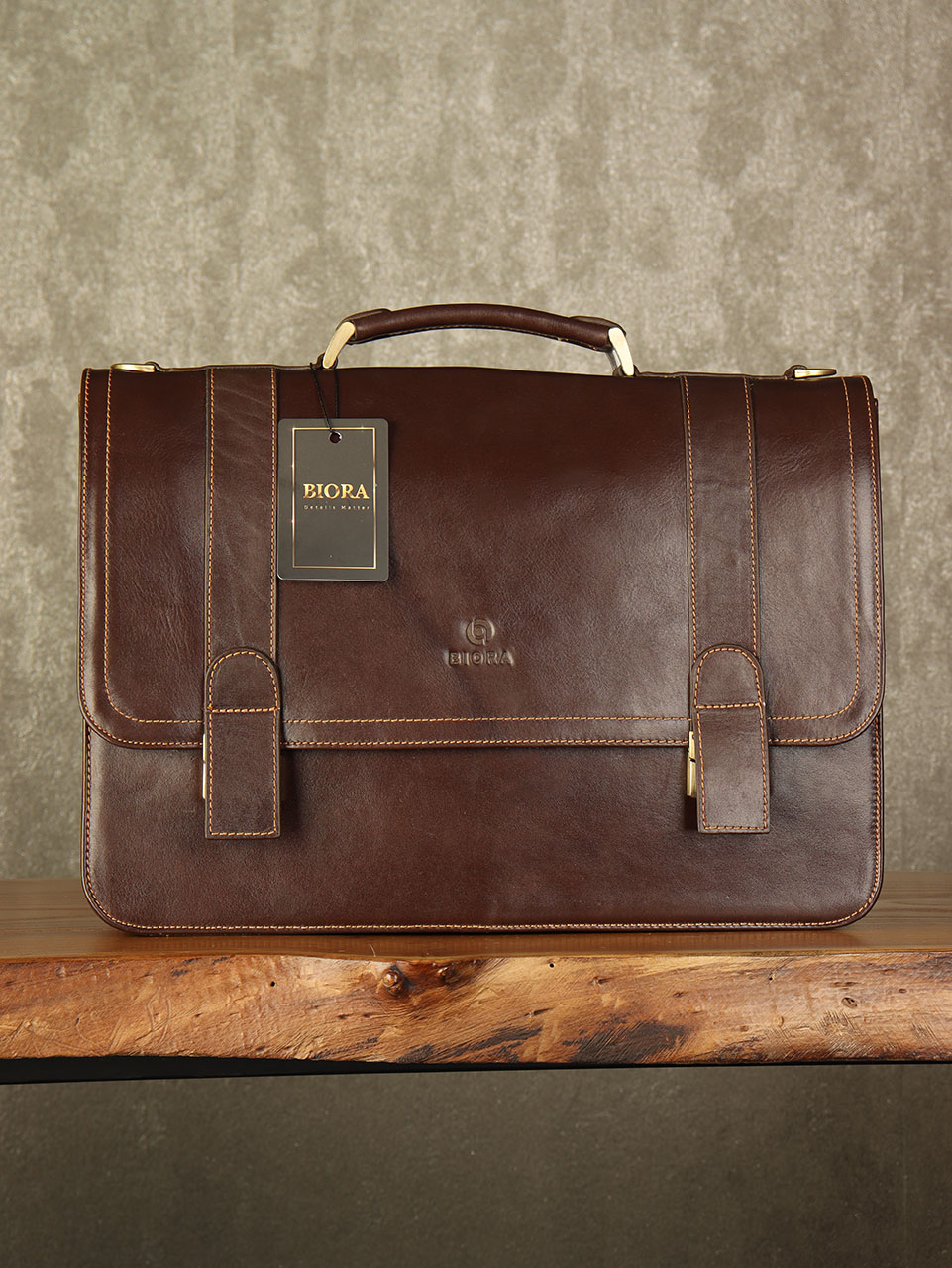 IMG_9621 کیف اداری مردانه چرم طبیعی شبرو بیورا - تصویر 1