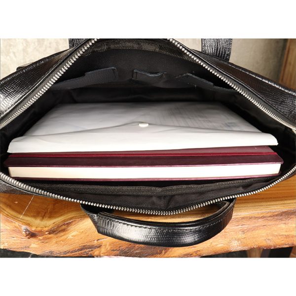 کیف اداری مردانه چرم طبیعی لیزارد بیورا مدل eez41