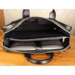 کیف اداری مردانه چرم طبیعی کروکودیلی بیورا مدل eez20