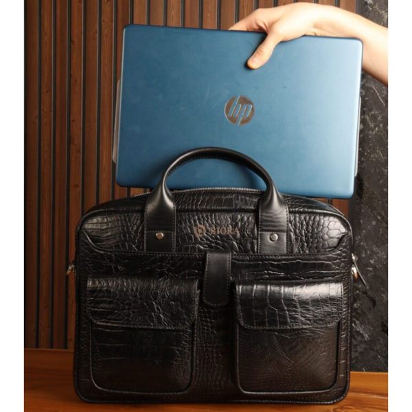 کیف اداری مردانه چرم طبیعی بیورا مدل eez42