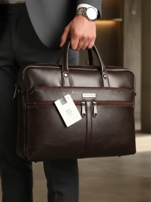کیف اداری مردانه بیورا مدل eez14-brown