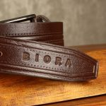 کمربند مردانه بیورا مدل چرم طبیعی میخی کد k011-brown - تصویر 3