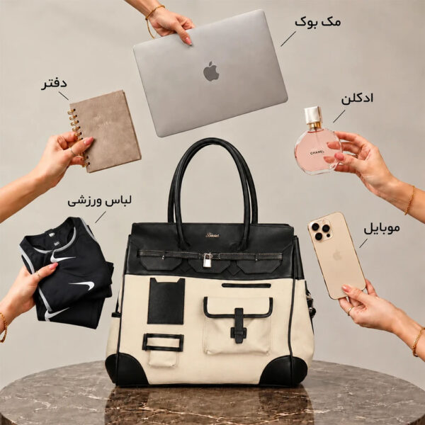کیف دوشی زنانه بیورا مدل zf686